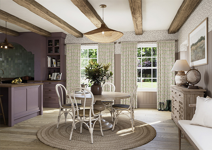 Land & Shore Lorie, Multi - Made to Measure Curtains - Image 7